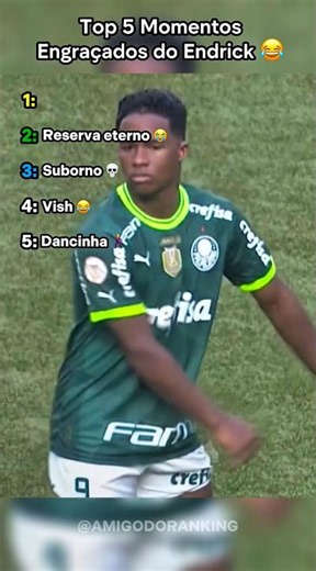 Top 5 Momentos Engraçados do Endrick 😂🇧🇷