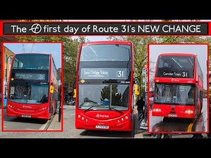 The FIRST DAY Of Route 31 First Bus London Operation (TfL Bus Changes) E40Hs, Metrodeckers & BD11s*