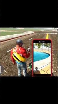 Kalu vs Jack Swimming 🏊‍♂️ #indianbikedriving3dchallenge #viral #trending