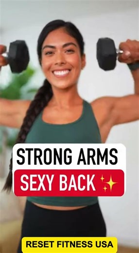 Flabby Arms? 🔥 4 Moves to Sculpt Toned Arms, Shoulders & a Sexy Back at Home