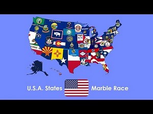 Marble Race - U.S.A. States