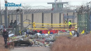 #MSNews | Recovery teams inspect the wreckage of the Jeju Air plane at Muan International Airport. The Boeing 737-800 was carrying 181 people from Thailand to South Korea when it crashed on arrival, killing everyone aboard -- save two flight attendants pulled from the twisted wreckage of the worst aviation disaster on South Korean soil. For more info, visit: manilastandard.net | Manila Standard
