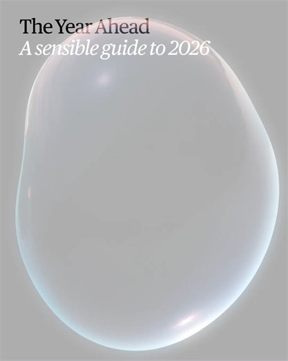 Bloomberg Businessweek on Instagram: "The year ahead promises to be as unpredictable as the last. Before you panic about 2026, tap the link in bio for our guide on how to navigate these strange times. 🎨: Animation by 731. Bubble: Getty Images"