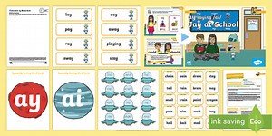 'ay' saying /ai/ Lesson Pack - Level 5 Week 1 Lesson 2