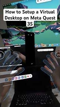 How to Use The Meta Quest 3S as a Virtual Desktop (AR Setup) #metaquest3s #vr #howto