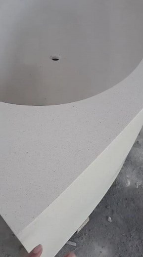 Eckbadewanne Badewanne Freistehende Terrazzo Resin Bad Wanne Indoor Steinwanne Spa Becken