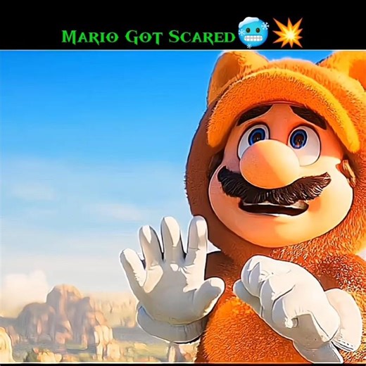 Mario Scared 🥶😨| The Super Mario Bros|#edit #shorts #mario
