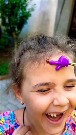 Funny ladybug 🐞 just look it fly away 🤣😱🙀#shortvideos #cute #comedy #shortsviral #family #scary