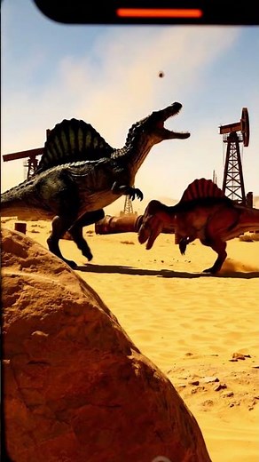 Two Giant Dinosaurs Clash in a Brutal Final Battle | Ultra Realistic Dino Fight