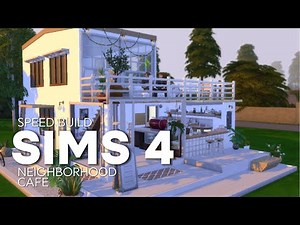 How to: Functional Neighborhood Café | Sims 4 | Tips and Tricks
