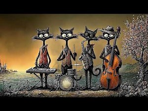 Black Coffee by the Lake — Vintage Baritone & Upright Bass Jazz