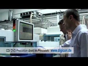Ablauf einer CD / DVD Produktion im Presswerk