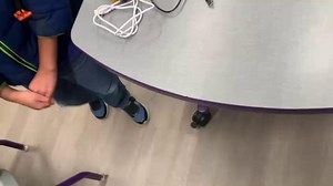 Our Coding Club held its final season for 2025 last Saturday. We wrapped up six weeks of game design and microcontroller programming with this moving model Solar System! Kids colored and mounted the planets, then coded the Hummingbird micrcontrollers to rotate at speeds representing their planet's day; you'll see that some spin quite fast and others spin more slowly. Longtime Science Center educator (and electrical engineer) Peg French designed the club program and activities for grades 2-5. | D