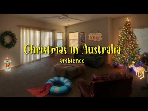 Christmas In Australian Ambience | Muffled Songs from another Room, Fan White Noise, Magpie Sounds