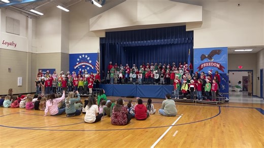Mrs. Rodgers’s class is leading Rise and Shine, and 1st and 2nd grade Christmas performance. | Freedom Elementary School