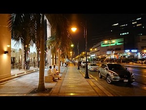 جولة شارع فلسطين حي الحمراء مدينة جدة