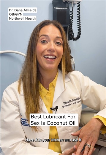 The best lube might already be in your kitchen! Coconut oil is one of the simplest and most effective options out there. You can grab it at the grocery store, and it works beautifully for comfort and ease. #womenshealth #sexualhealth #obgyn