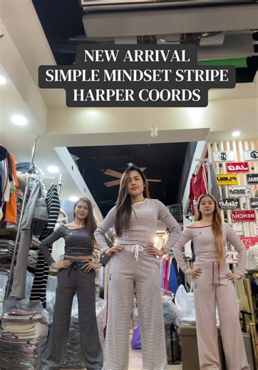 Ang Sexy Simple Mindset Stripe Harper Coords na Bagay