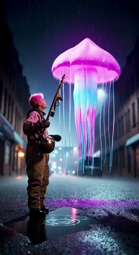 Tiny Puddle, GIANT Jellyfish