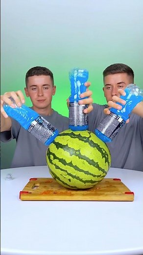 Let's create a blue watermelon! 🍉💙 Let's see if it works! 😍💙🍉