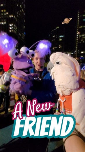 Out of This World 🌎 🪐 #parrotlife #aliens #Muppets #planets #universe