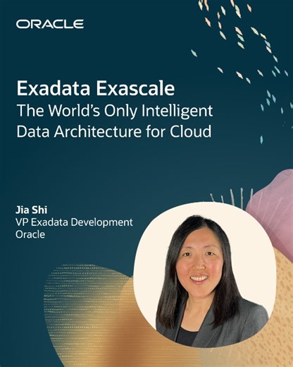 Tomorrow! Find out how our next-generation #Exadata cloud can provide extreme performance for AI, analytics, and mission-critical workloads at any scale. Register now: https://social.ora.cl/61819x27v | Oracle