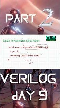 Verilog Day-9 | Parameters & Parameterization Explained | RTL Design Basics | Chip Logic Studio