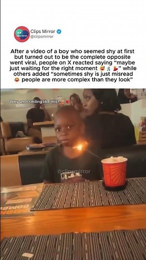boy’s “shy at first then full switch up” has people reacting in laughter goes viral 😂🕺 #Viral