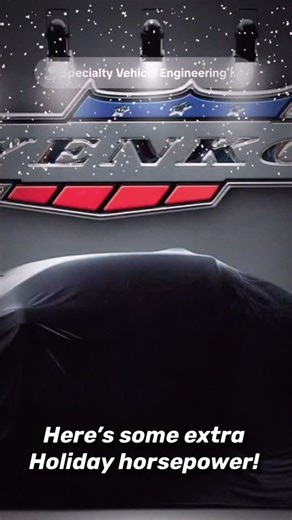 Have some extra horsepower for a the holiday season! Enjoy! #yenko #silverado #specialtyvehicleengineering #happyholidays | Specialty Vehicle Engineering, Inc.