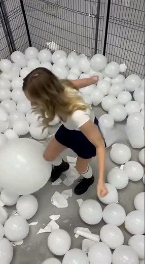 "Epic Balloon Stomp Challenge – Race Against the Clock!"