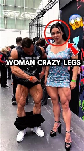 Woman Crazy Legs🫡#shorts #bodybuilding #bodybuilder