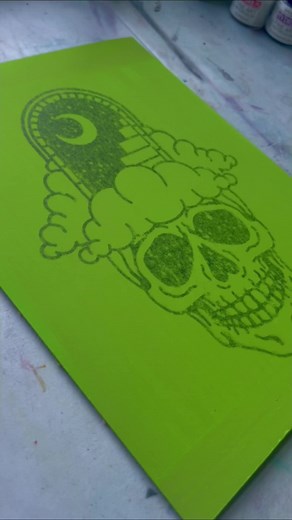 Linocut setup and carve 🖤 using Flexcut Carving Tools #carvingart #printmakersprocess #linocut #satisfying | Illukace