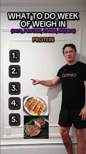 Coach Frank: WORST To BEST Things To Do Week Of Weigh Ins
