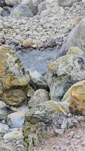Boiling Pool in the Valley of Desolation, Dominica Island #gas #geothermal #volcano #geology #hazard
