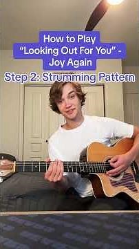How to Play “Looking Out For You” - Joy Again 🎸 #guitartok #guitarlesson #guitartutorial