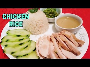 #CHICKENRICE HOW TO MAKE HAINANESE CHICKEN RICE