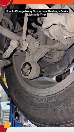 How to Change Noisy Suspension Bushings Easily Mechanic Trick #tips #mechanic #shorts