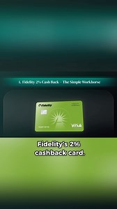 I think Fidelity’s 2% cash back card is one of the best, no nonsense cards out there. I highly recommend this card. | Ramit Sethi's IWT