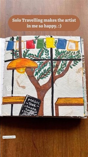 Sketchbook Art in Cafés - Just Artist Things