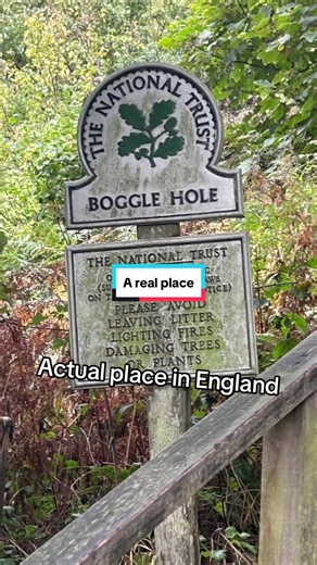 Boggle Hole: Real Place in North Yorkshire, England