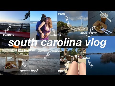 south carolina hilton head vlog!! | beach, pictures, pool, food, and more!