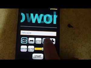 Android LED Scroller app FREE