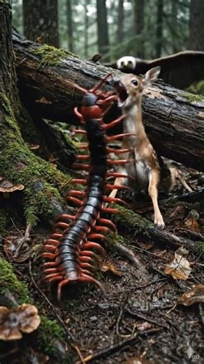 TINY FAWN Trapped&Screaming! GIANT VENOMOUS CENTIPEDE Attacks Will It Survive the FOREST NIGHTMARE?