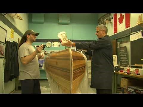 Secrets of Fiberglassing a wooden Canoe using Epoxy