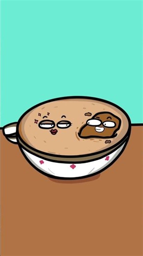 Tea and Parle-G Funny animation😁