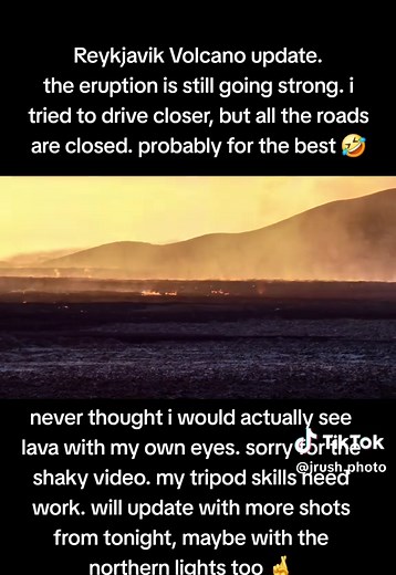 Reykjavik #eruption #update #volcano #iceland #travel #fyp see my earlier posts for more!