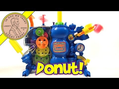 How To Play The Game Donut Disaster Game, 1992 Parker Brothers - Stack 'em fast, before it blows!