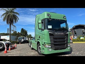 VEJA COMO FICOU O NOVO SCANIA SUPER 460R VERDE ACINZENTADO!