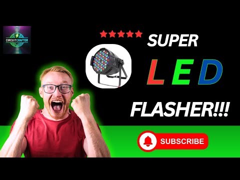 How to Build an LED Flasher Circuit | DIY Kit from AliExpress #LEDCircuit #ElectronicsDIY