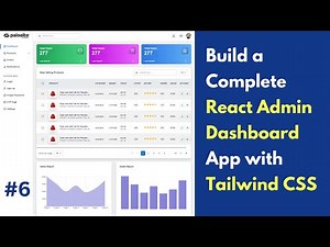 #6 Build a Complete React Admin Dashboard App | React, Vite, Tailwind Css, Material Ui